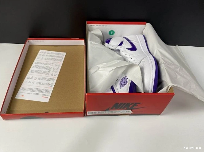 RETRO JORDAN 1 AIR HIGH CD0461-151 PURPLE COURT 0823